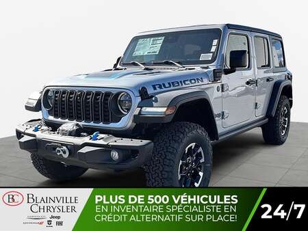 2024 Jeep WRANGLER 4XE Rubicon HYBRIDE UCONNECT 12POUCES CAM DE RECUL for Sale  - BC-40042  - Blainville Chrysler