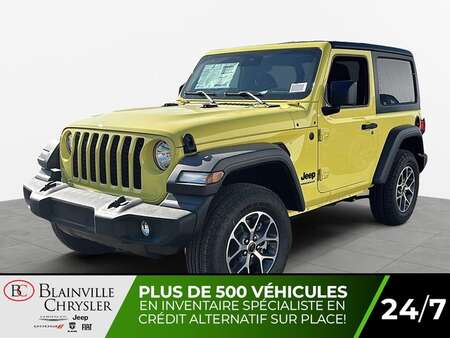 2024 Jeep Wrangler Sport S 4x4 UCONNECT 12 POUCES CAMERA DE RECUL for Sale  - BC-40048  - Blainville Chrysler