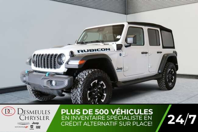 2024 Jeep WRANGLER 4XE Rubicon 4X4 Hybride Équipé d'un Toit Souple for Sale  - DC-24032  - Blainville Chrysler