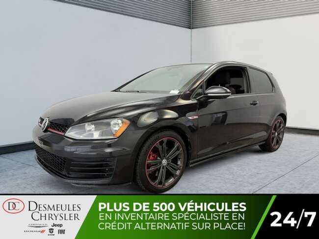 2016 Volkswagen Golf GTI Manuelle 2 Portes Air climatisé Mags 18 pouces for Sale  - DC-S5707  - Blainville Chrysler