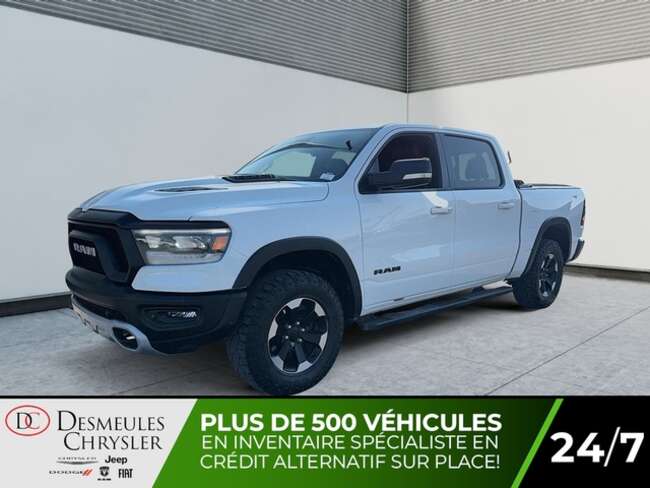 2022 Ram 1500 Rebel Crew Cab Diesel Air climatisé Cuir Caméra for Sale  - DC-25012A  - Desmeules Chrysler