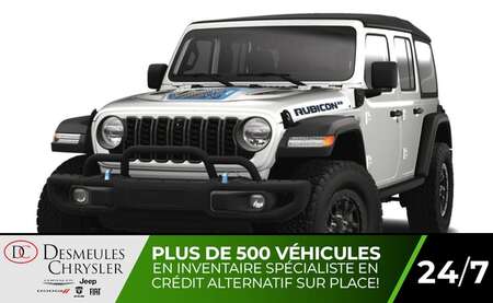 2023 Jeep Wrangler Rubicon 4xE UCONNECT 8.4 PO NAV CAMERA DE RECUL for Sale  - DC-23488  - Desmeules Chrysler