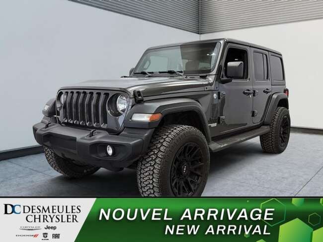 2021 Jeep Wrangler Unlimited Sport 4x4 Toit rigide Pneus muds Caméra for Sale  - DC-S5999A  - Desmeules Chrysler