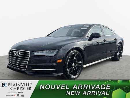 2017 Audi A7 3.0L PROGRESSIV ALL BLACK TOIT OUVRANT CUIR GPS for Sale  - BC-P3214A  - Blainville Chrysler
