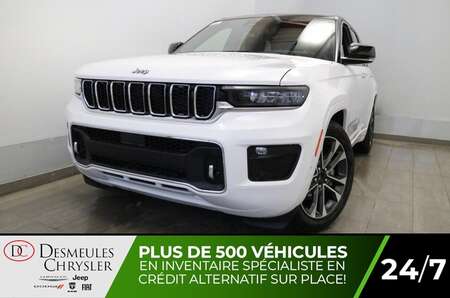 2023 Jeep Grand Cherokee Overland 4X4   UCONNECT 10.1 PO  TOIT OUV PANO NAV for Sale  - DC-23138  - Desmeules Chrysler
