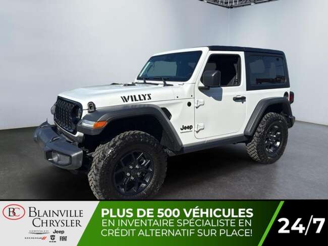2025 Jeep Wrangler SPORT 2 PORTES MANUEL for Sale  - BC-50174  - Desmeules Chrysler