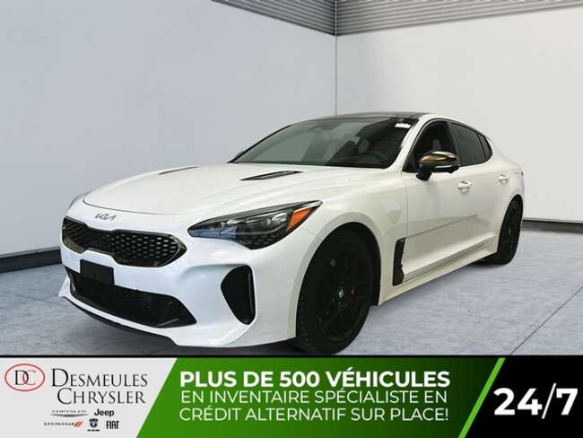 2022 Kia Stinger GT2 3,3 Turbo Toit ouvrant Cuir rouge Caméra 360 for Sale  - DC-D6146  - Desmeules Chrysler
