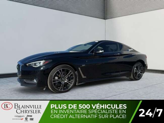 2018 Infiniti Q60 AWD LUXE MAGS NAVIGATION CUIR DRIVE TOIT OUVRANT for Sale  - BC-P4840A  - Blainville Chrysler