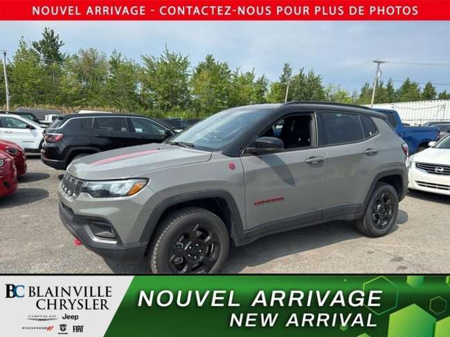 2023 Jeep Compass TRAILHAWK VOLANT/SIEGES CHAUFFANTS TOIT PANO NAV for Sale  - BC-M5904  - Desmeules Chrysler