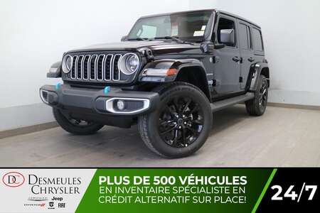 2024 Jeep WRANGLER 4XE Sahara UCONNECT 12 PO ENSEMBLE DEUX TOITS for Sale  - DC-24024  - Desmeules Chrysler