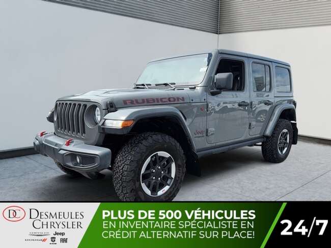 2021 Jeep Wrangler Unlimited Rubicon 4x4 Toit rigide 3 sections Cuir for Sale  - DC-24063A  - Blainville Chrysler