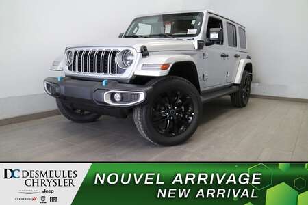 2024 Jeep WRANGLER 4XE SAHARA HYBRIDE UCONNECT CAMERA DE RECUL for Sale  - DC-24001  - Blainville Chrysler