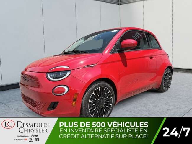 2024 Fiat 500E RED Électrique Uconnect 10,25po Navigation Caméra for Sale  - DC-24572  - Desmeules Chrysler