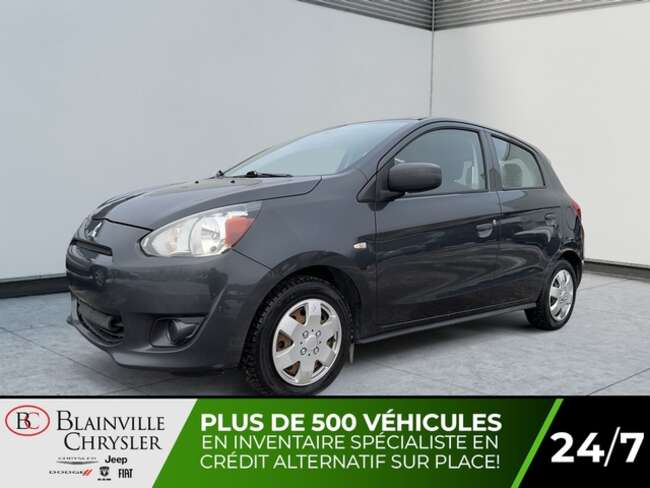 2015 Mitsubishi Mirage MANUELLE- SEULEMENT SUR RDV  514 757-3087 for Sale  - BC-40309A  - Desmeules Chrysler