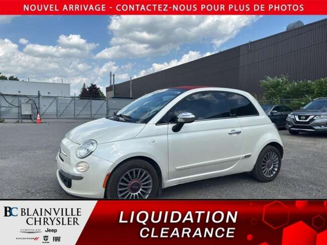 2012 Fiat 500 LOUNGE MANUELLE SUR RDV SEULEMENT AU 514-757-3087 for Sale  - BC-40636A  - Desmeules Chrysler