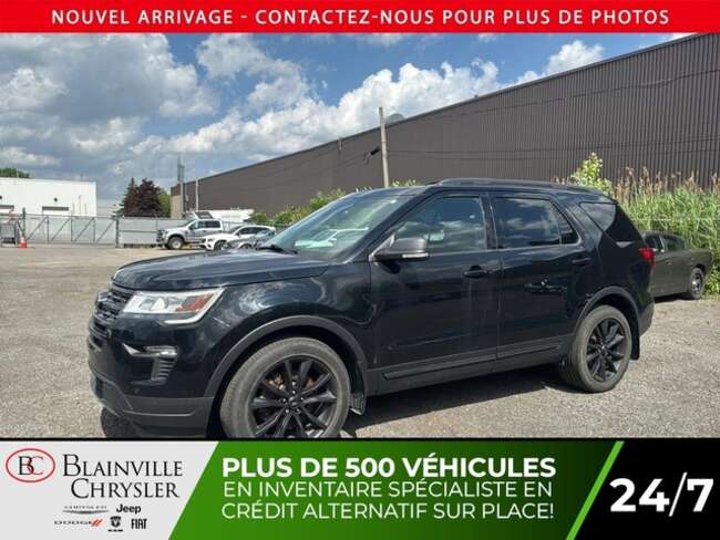 2018 Ford Explorer XLT 4WD CAM RECUL NAV SIEGES CHAUFFANTS TOIT PANO for Sale  - BC-N5994  - Desmeules Chrysler