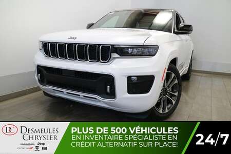 2023 Jeep Grand Cherokee Overland 4X4   UCONNECT 10.1 PO  TOIT OUV PANO NAV for Sale  - DC-23032  - Desmeules Chrysler
