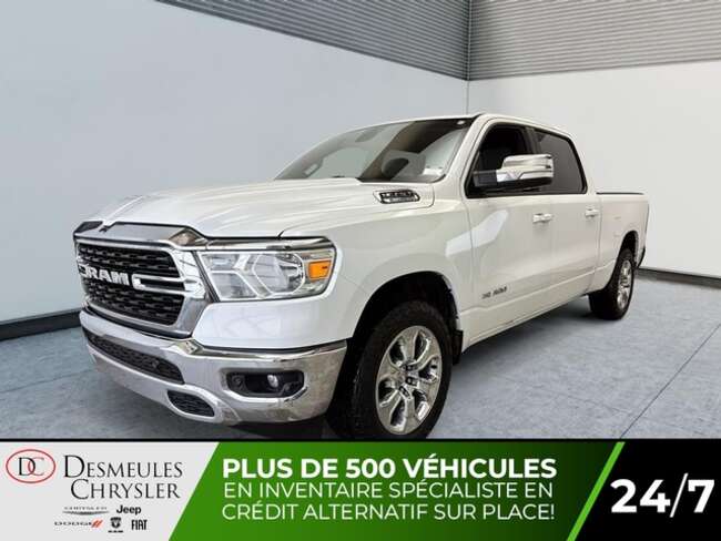 2022 Ram 1500 Crew Cab Big horn 4x4 Caméra Cruise Uconnect 8,4p for Sale  - DC-D5885  - Blainville Chrysler