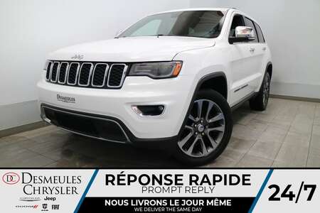 2018 Jeep Grand Cherokee LIMITED 4X4 * UCONNECT 8.4 PO * CAM RECUL * CUIR * for Sale  - DC-R3251  - Desmeules Chrysler