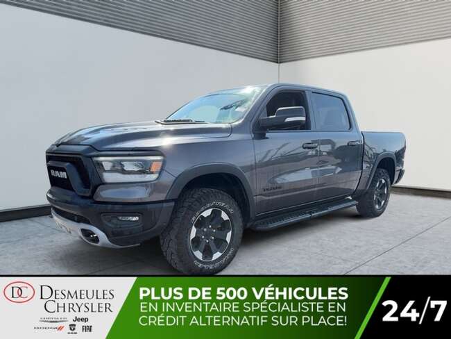 2022 Ram 1500 Rebel Crew Cab 4x4 Uconnect Navigation Cuir Caméra for Sale  - DC-L5589  - Desmeules Chrysler