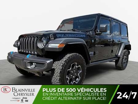 2023 Jeep Wrangler RUBICON 4XE RECHARGEABLE DÉMARREUR MAGS GPS for Sale  - BC-40280A  - Blainville Chrysler