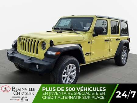 2023 Jeep Wrangler SPORT S UNLIMITED ENSEMBLE DEUX TOITS PHARES LED for Sale  - BC-30181  - Desmeules Chrysler