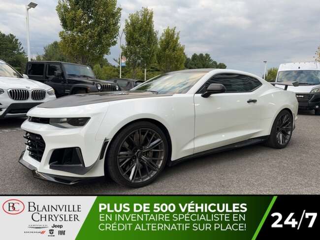 2022 Chevrolet Camaro ZL1 RARE SUR LE MARCHÉ DÉMARREUR AILEROND for Sale  - BC-P5117  - Desmeules Chrysler