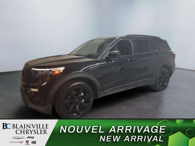 2023 Ford Explorer ST-LINE 4WD CUIR/SUEDE CHAUFFANT TOIT PANO CARPLAY for Sale  - BC-N5802  - Blainville Chrysler