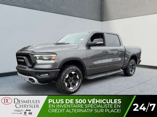 2022 Ram 1500 Rebel Crew Cab 4x4 Uconnect Navigation Cuir Caméra for Sale  - DC-L5589  - Desmeules Chrysler