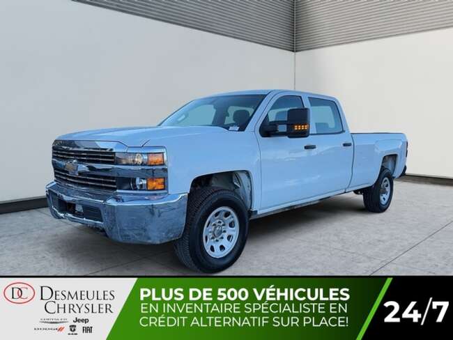 2018 Chevrolet Silverado 3500HD Work Truck 4x4 Crew Cab Boites 8 Pieds 6 Passagers for Sale  - DC-S5722  - Blainville Chrysler