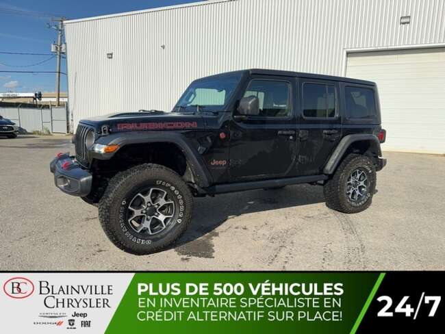 2021 Jeep Wrangler UNLIMITED RUBICON 4X4 NAVIGATION UCONNECT MAGS for Sale  - BC-P5229  - Blainville Chrysler