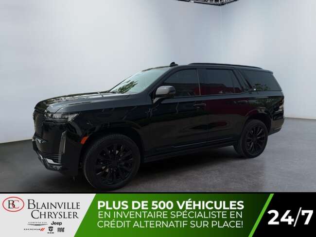 2024 Cadillac Escalade 4WD SPORT CAM 360 VIS NOCTURNE HUD NAV TOIT PANO for Sale  - BC-P5800  - Desmeules Chrysler