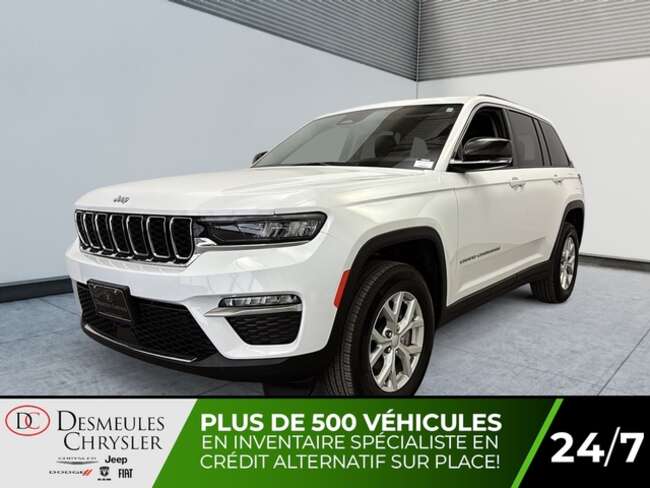 2023 Jeep Grand Cherokee Limited 4x4 Uconnect Cuir Caméra de recul Cruise for Sale  - DC-D6046  - Desmeules Chrysler