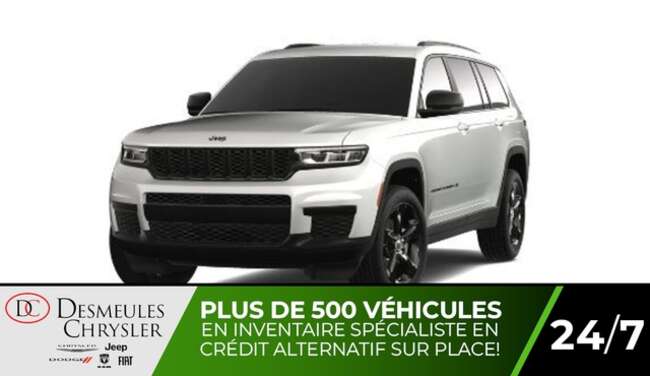 2025 Jeep Grand Cherokee L Altitude 4x4 Uconnect 8.4 po Cuir et Suède for Sale  - DC-25046  - Desmeules Chrysler