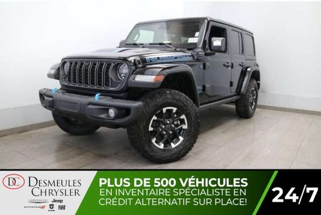 2024 Jeep WRANGLER 4XE DEMO Rubicon 4XE Uconnect 12po Ensemble deux toits for Sale  - DC-24095  - Desmeules Chrysler