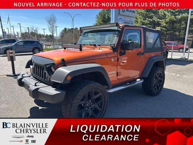 2010 Jeep Wrangler AUTO SUR RDV SEULEMENT AU 514-757-3087 for Sale  - BC-40032A  - Desmeules Chrysler