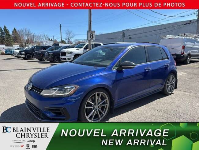 2019 Volkswagen Golf R 4MOTION CUIR CHAUFFANT TOIT PANO TEMP. BIZONE for Sale  - BC-M5576  - Desmeules Chrysler