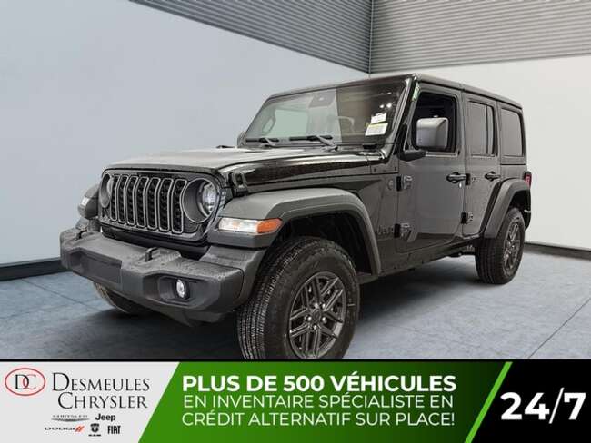 2025 Jeep Wrangler Sport S 4x4 Toit rigide 3sect Cruise adaptatif Cam for Sale  - DC-25123  - Desmeules Chrysler