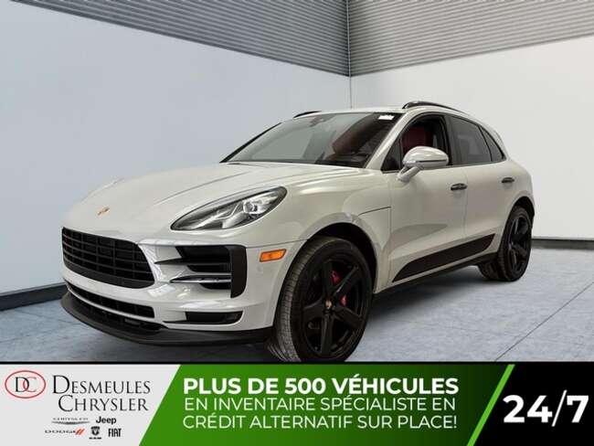 2020 Porsche Macan S AWD Toit panoramique Cuir rouge Mags noir Nav for Sale  - DC-D6114  - Desmeules Chrysler