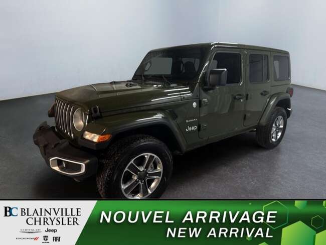 2023 Jeep Wrangler SAHARA 4X4 HARDTOP NAV SIEGES/VOLANT CHAUFFANTS for Sale  - BC-S5810  - Desmeules Chrysler