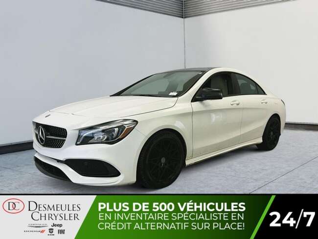 2018 Mercedes-Benz CLA CLA 250 4matic Toit panoramique Cuir beige Cruise for Sale  - DC-D5750  - Desmeules Chrysler