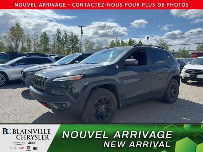 2016 Jeep Cherokee TRAILHAWK 4WD NAV CUIR/VOLANT CHAUFFANT TOIT PANO for Sale  - BC-M5820A  - Desmeules Chrysler