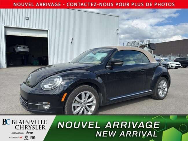 2015 Volkswagen Beetle 1.8T CONVERTIBLE CUIR BEIGE CHAUFFANT CRUISE for Sale  - BC-40634A  - Desmeules Chrysler