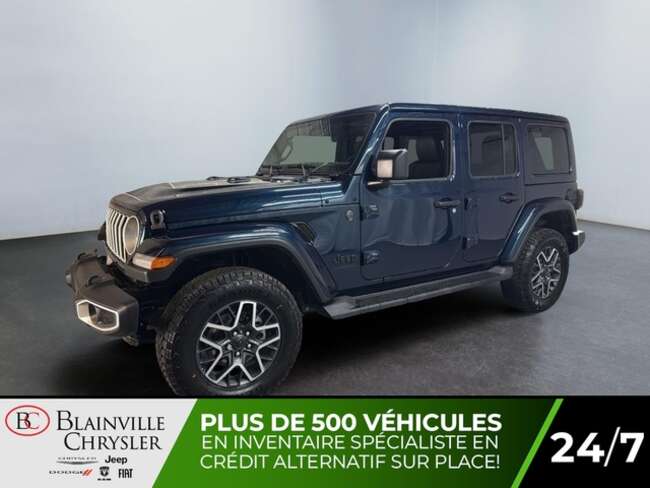 2025 Jeep Wrangler SAHARA 4X4 for Sale  - BC-50180  - Desmeules Chrysler