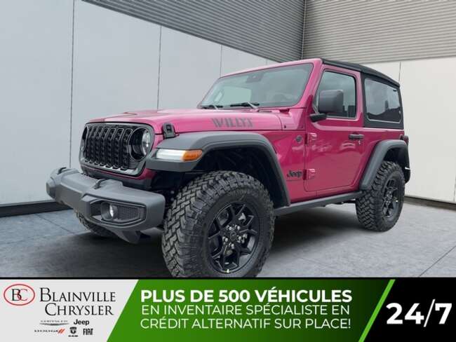 2024 Jeep Wrangler Willys for Sale  - BC-40380  - Desmeules Chrysler