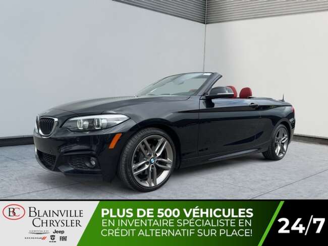 2018 BMW 230xi 230i xDrive DÉCAPOTABLE MAGS CUIR ROUGE for Sale  - BC-N4919  - Desmeules Chrysler