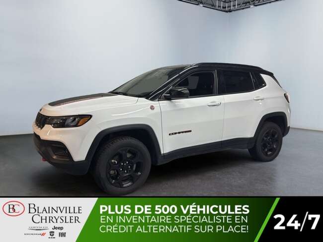2023 Jeep Compass TRAILHAWK VOLANT/CUIR CHAUFFANT NAV CARPLAY for Sale  - BC-M5902  - Desmeules Chrysler