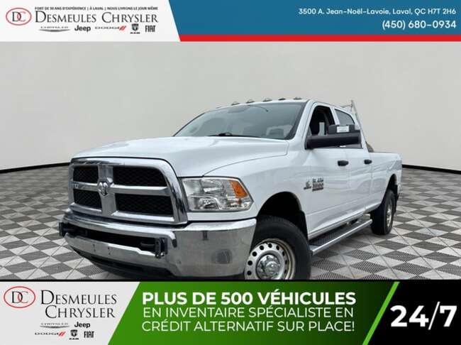 2018 Ram 3500 TradesmanCrew Cab Diesel cummins 4X4 Air climatisé for Sale  - DC-23705A  - Blainville Chrysler