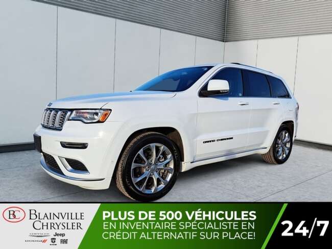 2021 Jeep Grand Cherokee SUMMIT 4X4 DÉMARREUR GPS CUIR TOIT OUVRANT PANO for Sale  - BC-S4442  - Desmeules Chrysler