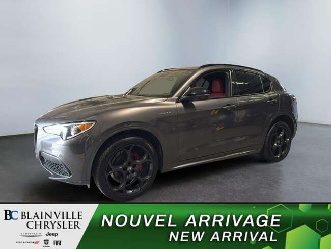 2023 Alfa Romeo Stelvio VELOCE AWD TOIT PANO VOLANT/CUIR CHAUFFANT NAV for Sale  - BC-P5929  - Desmeules Chrysler